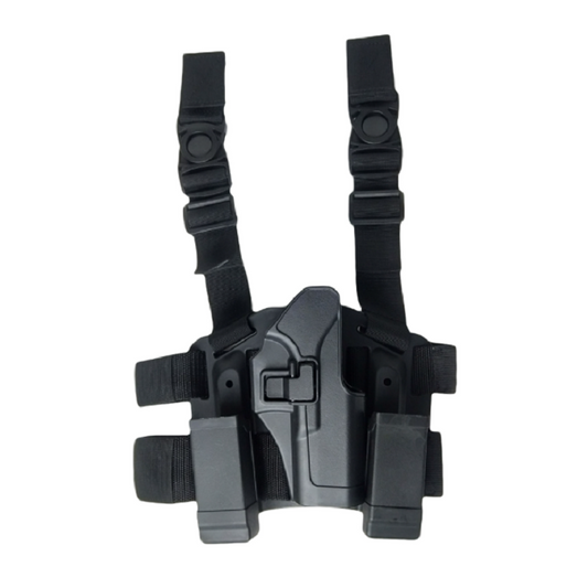 Outdoor CQC Tactical Leg Holster Fits For G17/19/22 Double Defense Combination Thigh Holster