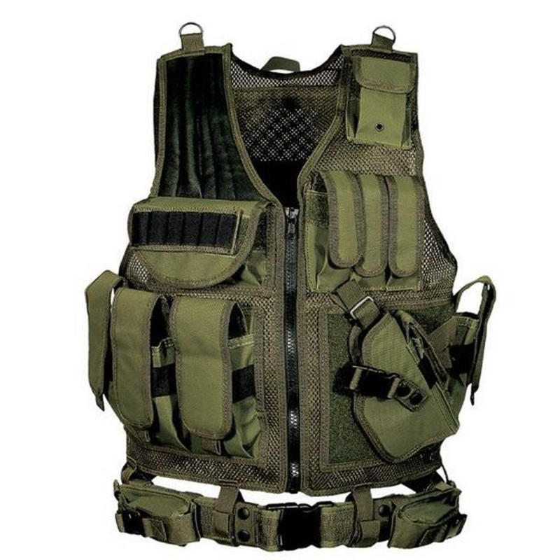 Tactical Vest Detachable Breathable Mesh Velcro Vest Security Patrol Soldier Vest