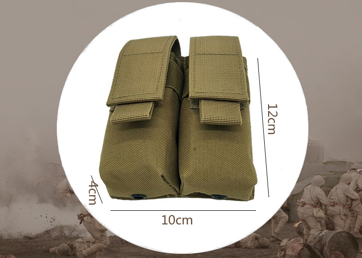 Tactical Special Training Small Double Cartridge Pack Camouflage Multi-functional Gear Magazine Pouch