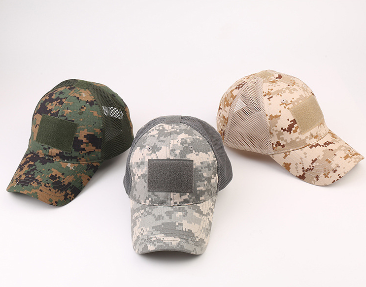 Military Fans Outdoor Baseball Cap Men's Tactical Camouflage Cap Sports Velcro Cap