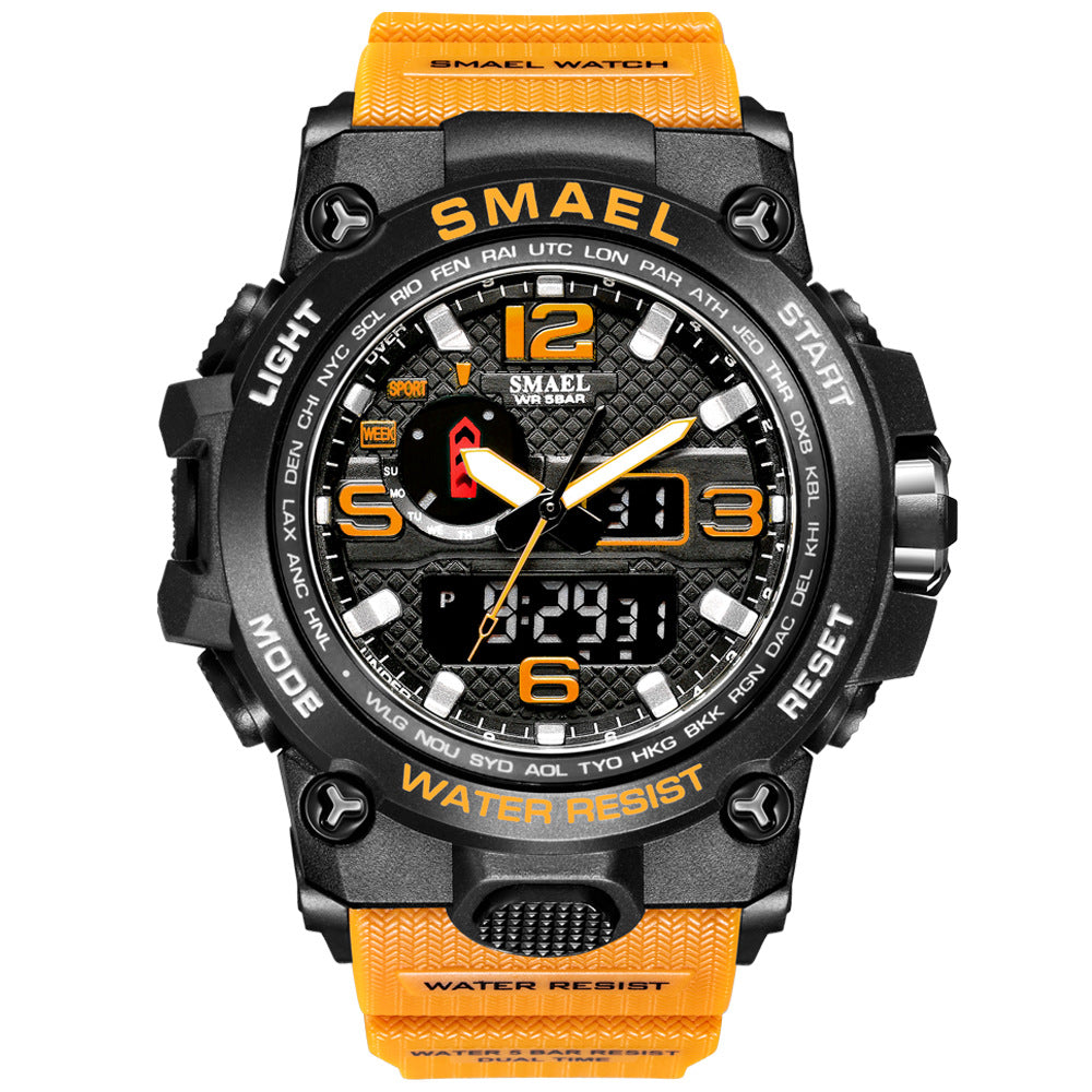 Outdoor Sports Multi-functional Electronic Watches Popular Men's Waterproof Watches