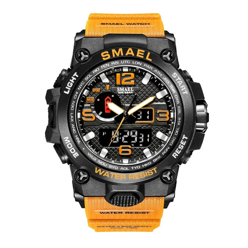 Outdoor Sports Multi-functional Electronic Watches Popular Men's Waterproof Watches