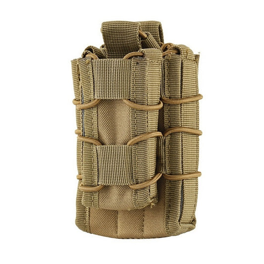 Military Fan Tactical Accessory Multifunctional Waist Hang Kit MOLLE System Double Magazine Pouch