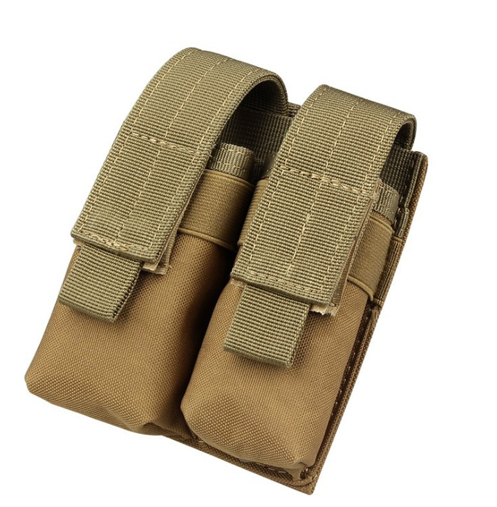 Outdoor Tactical  Single Double Magazine Pouch Flashlight Bag