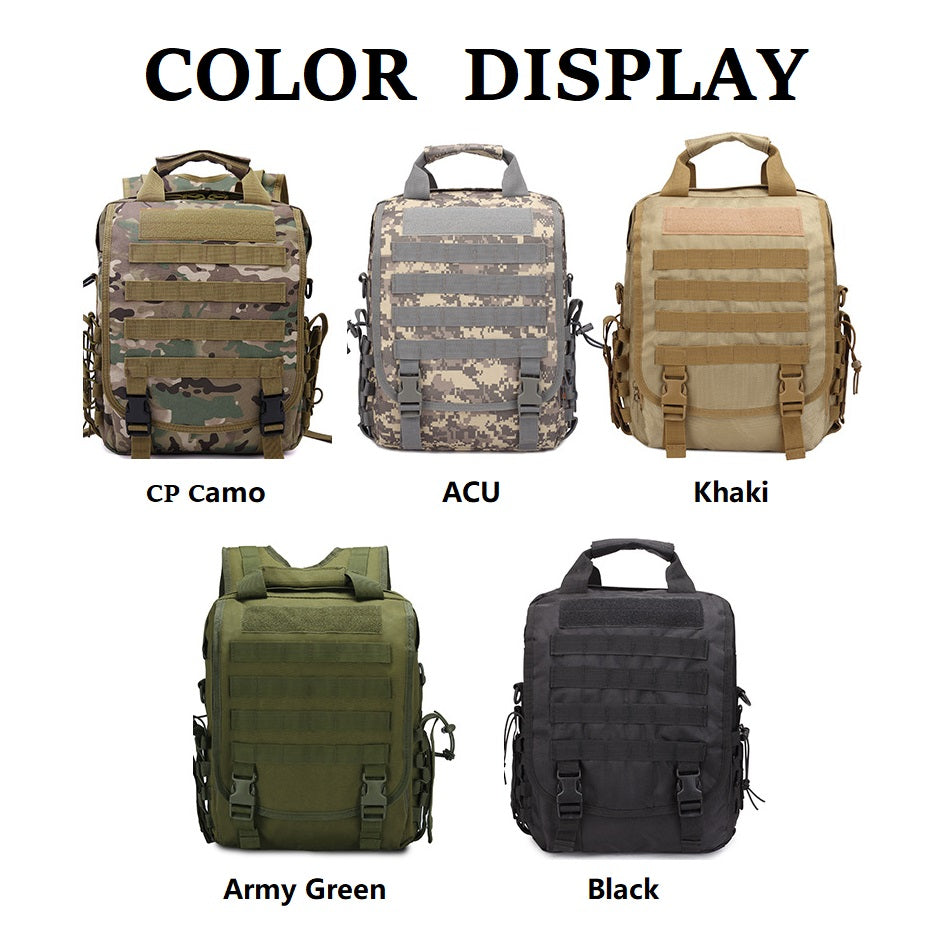 Outdoor Military Fans Tactical Camouflage Multifunctional Shoulder Bag Sports Backpack