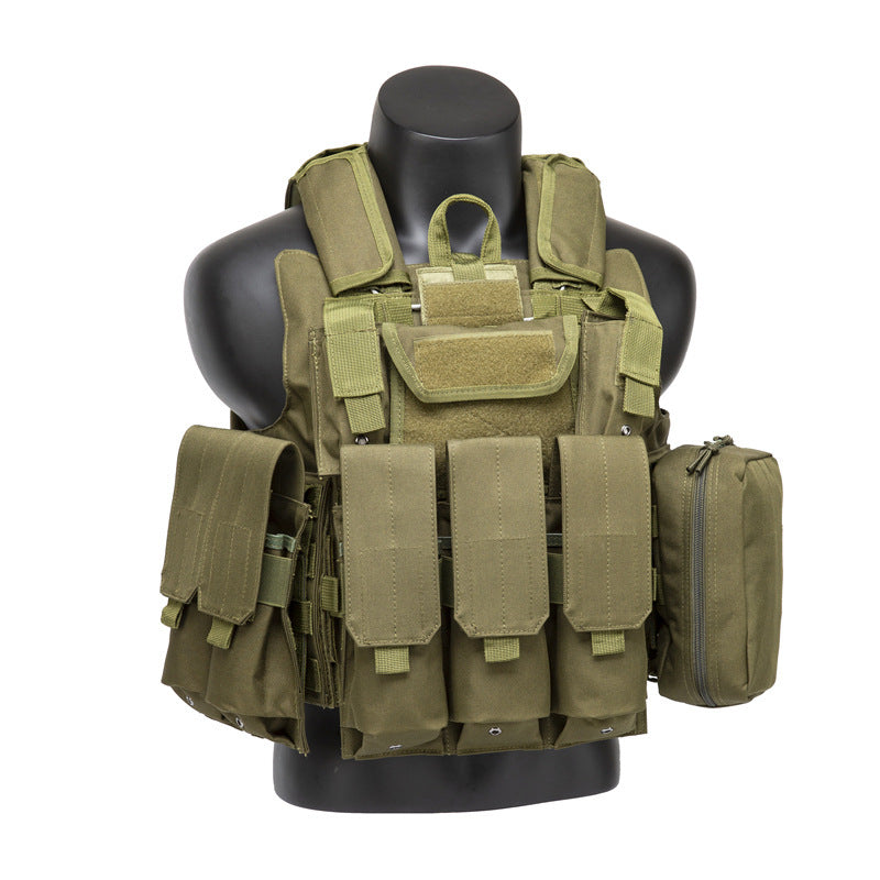 Tactical Steel Wire Eight-piece Multi-function Vest Training Protective Combat Vest