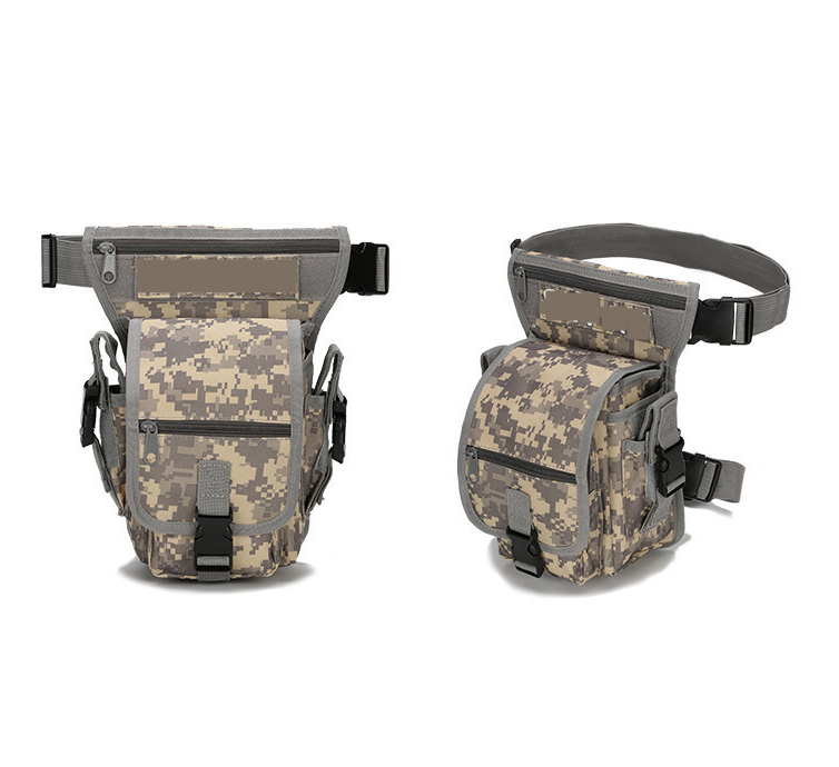 Outdoor Multifunctional Leg Bag Tactical Fanny Pack Army Fans Cycling Waterproof Camouflage Leg Bag