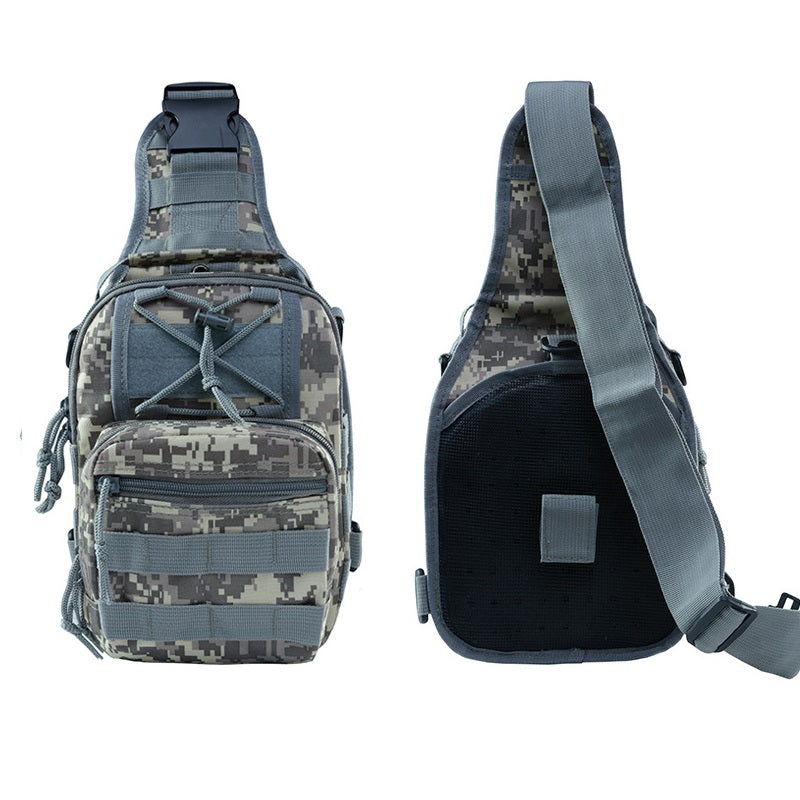 Outdoor Riding Camouflage Field Sport Small Chest Hanging Bag Shoulder Diagonal Cross tactical Chest Bag