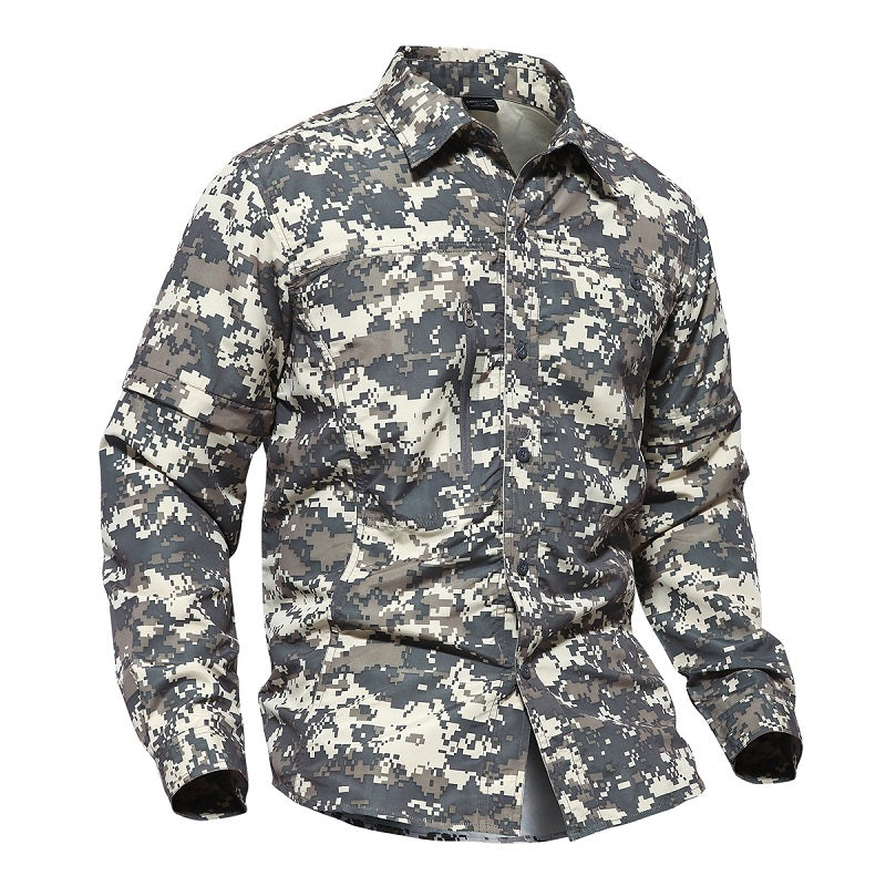 Camouflage Tactical Quick-drying Coat Outdoor Mountaineering Summer Breathable Shirt