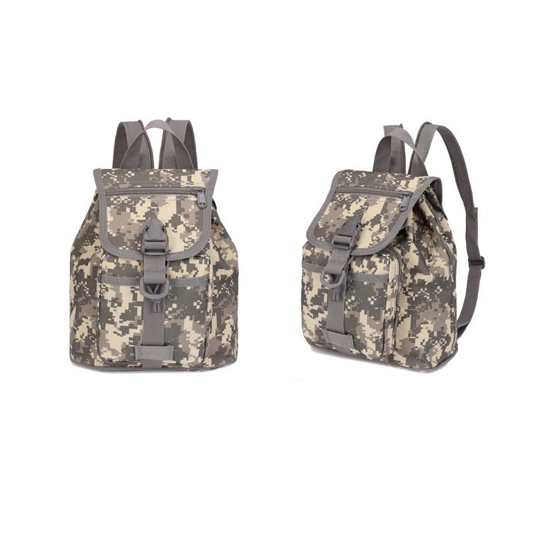 Tactical Outdoor Camouflage Children Multi-functional Backpack Running Sports Shoulder Bag