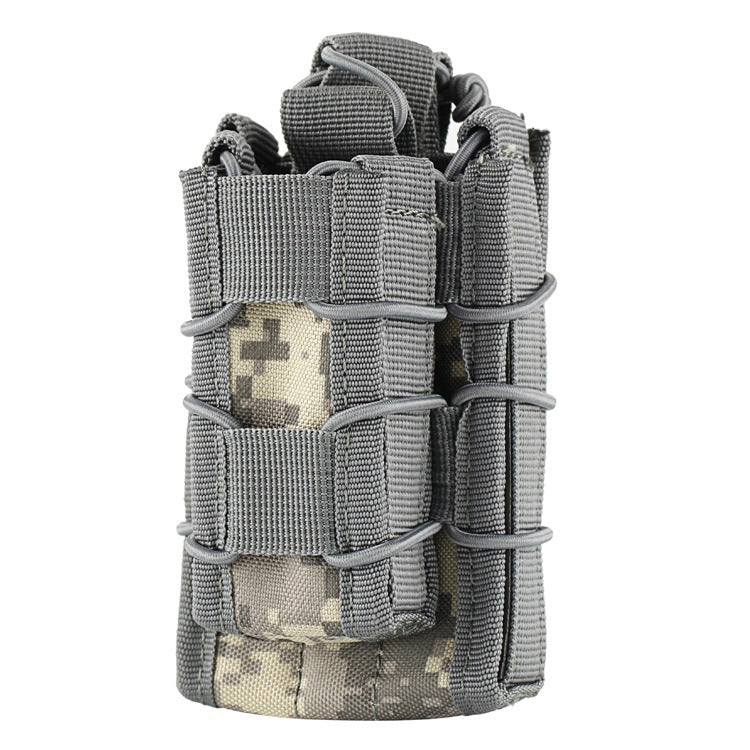 Military Fan Tactical Accessory Multifunctional Waist Hang Kit MOLLE System Double Magazine Pouch