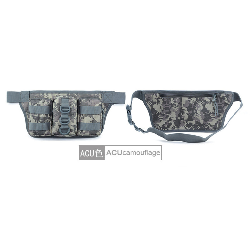 Camouflage Triple Fanny Pack Tactical Sports Outdoor Multifunctional Men's Waist Bag