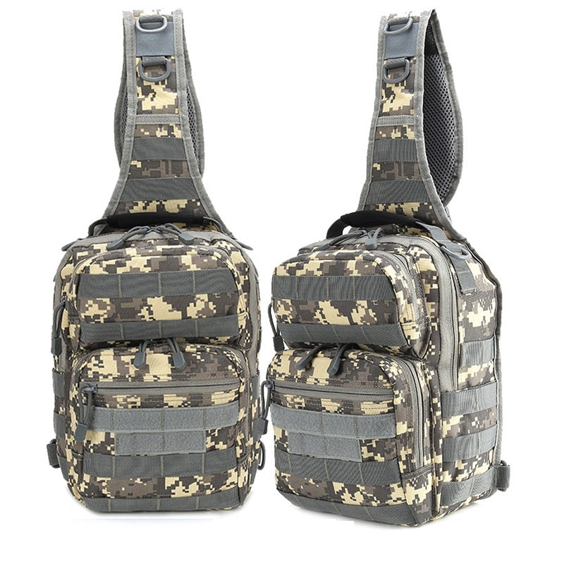 Outdoor Sports Gear Camo Shoulder Bag Tactical Bag Crossbody Bag Chest Bag