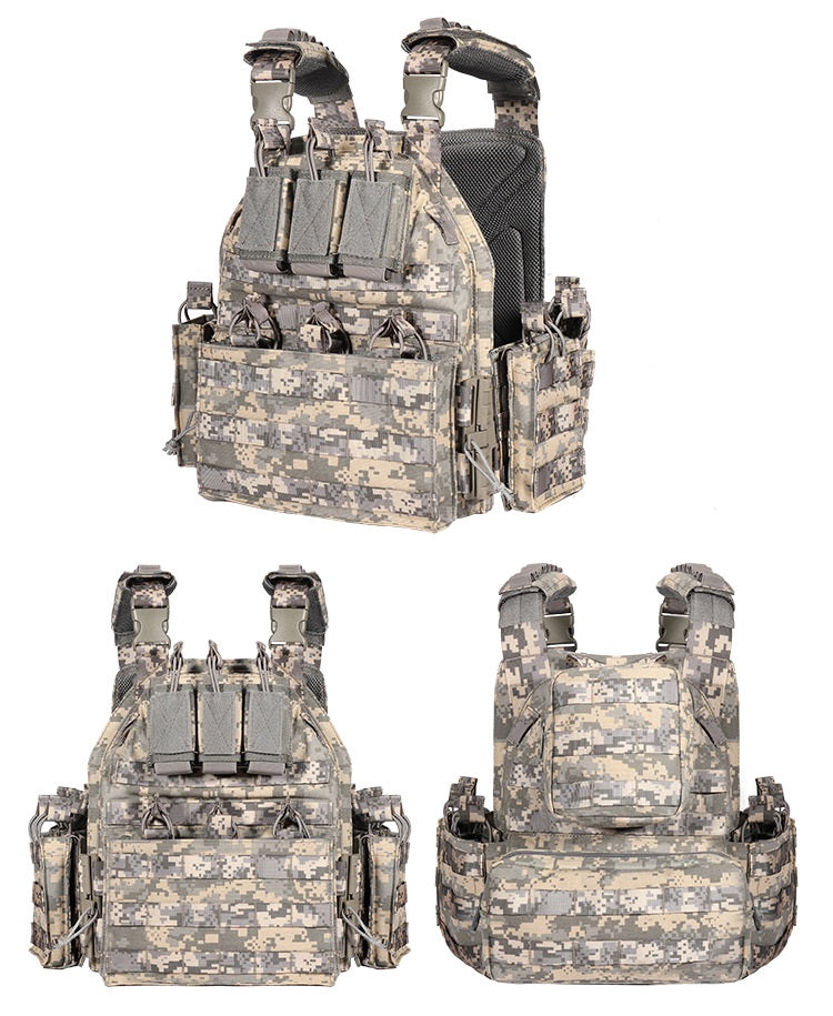 Outdoor Quick Dismantling Tactical Vest Camouflage Equipment CS Training Field Combat Vest