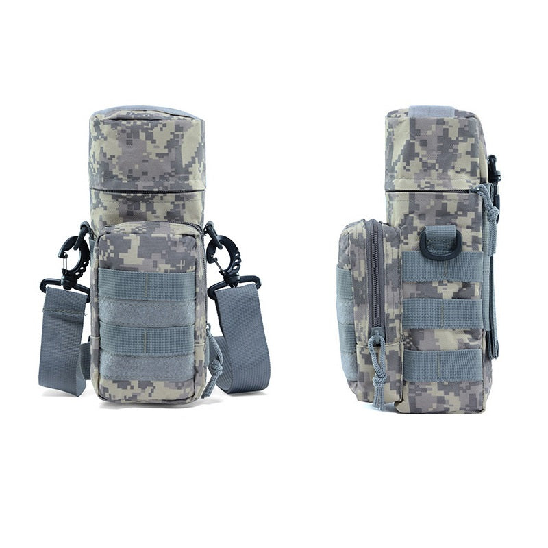 Outdoor Sports Water Bottle Bag Molle System Tactical External Drink Bag