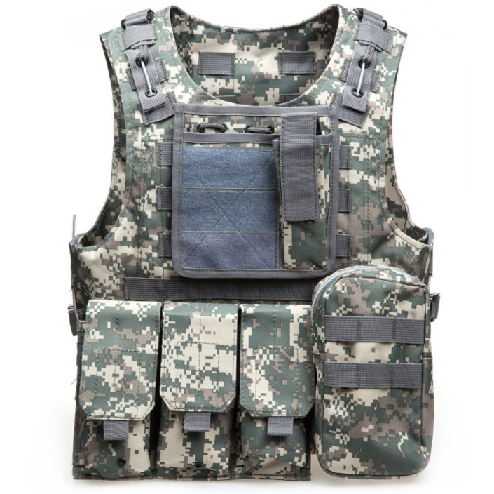 Tactical Wire Vest Camouflage Versatile Amphibious Outdoor Field Combat Vest