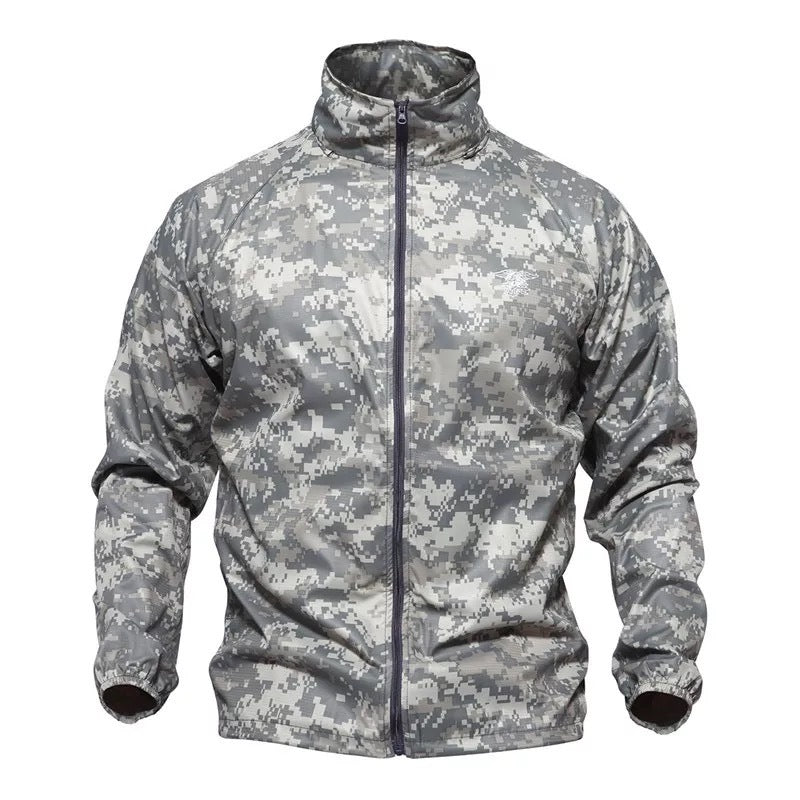 Outdoor Tactical Seal Skin Coat Camouflage Coat Training Field Combat Coat