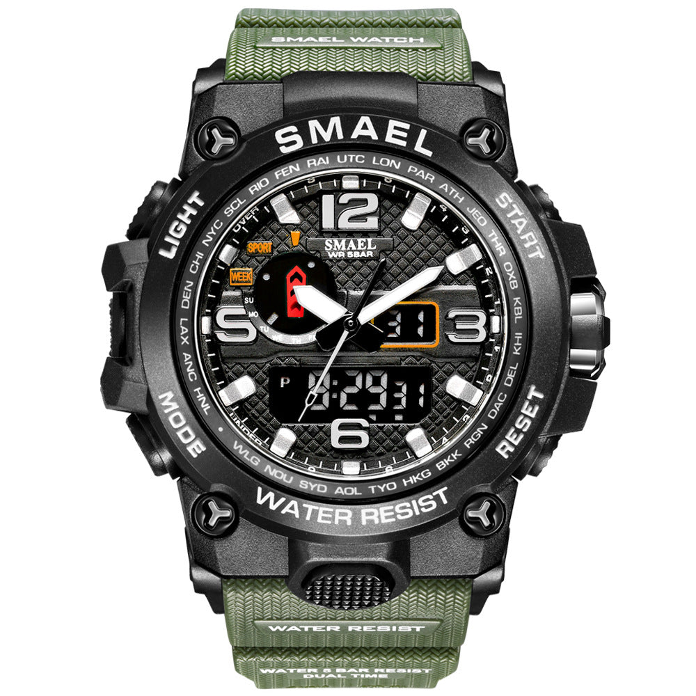 Outdoor Sports Multi-functional Electronic Watches Popular Men's Waterproof Watches