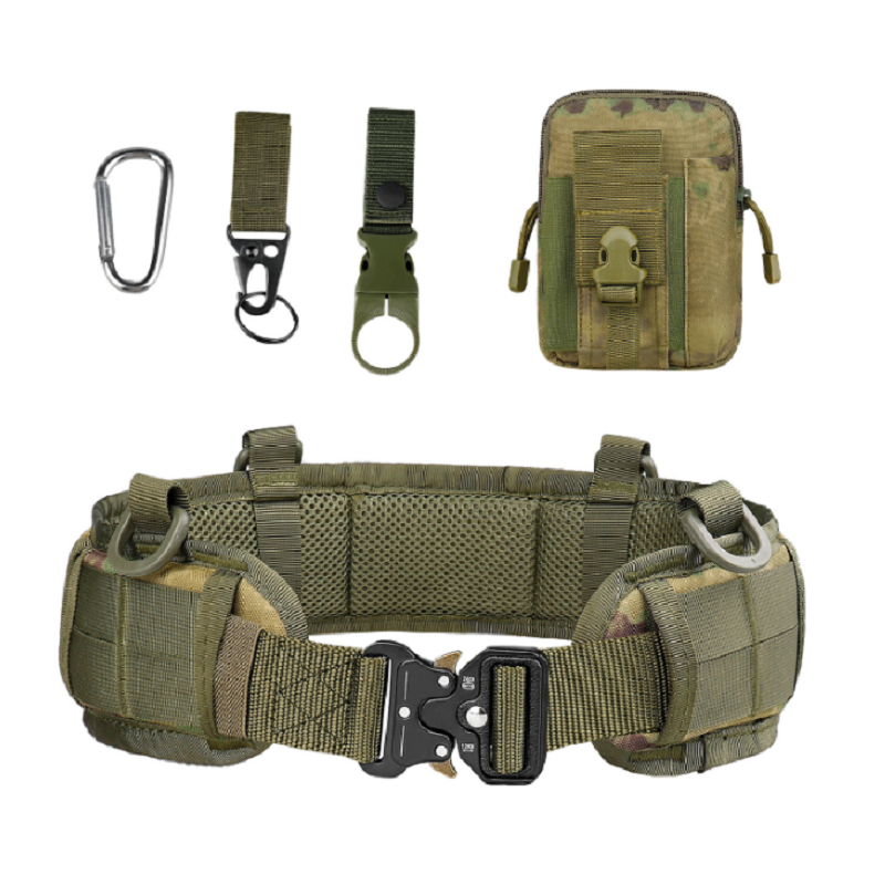 Outdoor Molle Tactical Belt Multi-functional Nylon Cobra Tactical Waist Seal Belt Set CS Field Belt