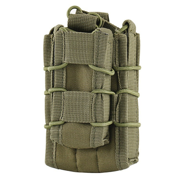 Military Fan Tactical Accessory Multifunctional Waist Hang Kit MOLLE System Double Magazine Pouch