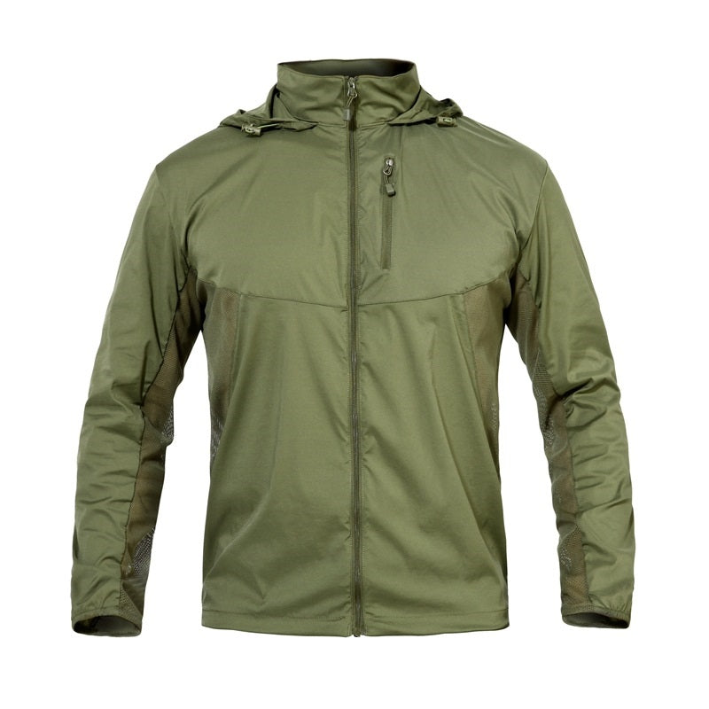 Tactical Skin Coat Elastic Camouflage Windbreaker Jacket Breathable Sporting Outdoor Coats