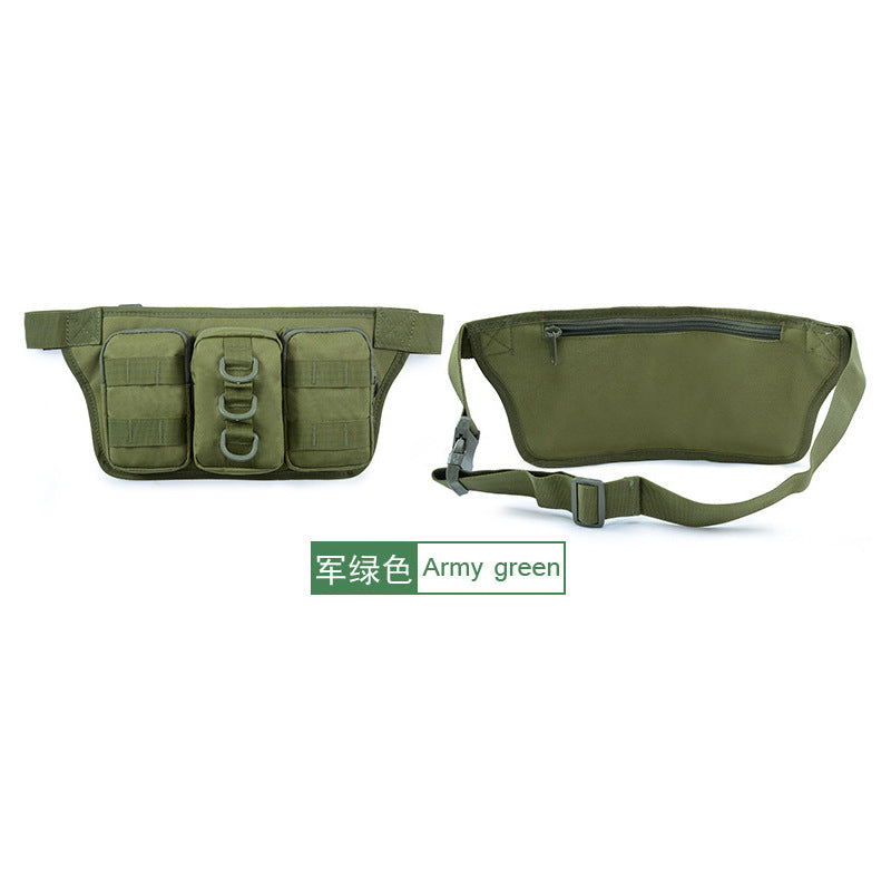 Camouflage Triple Fanny Pack Tactical Sports Outdoor Multifunctional Men's Waist Bag