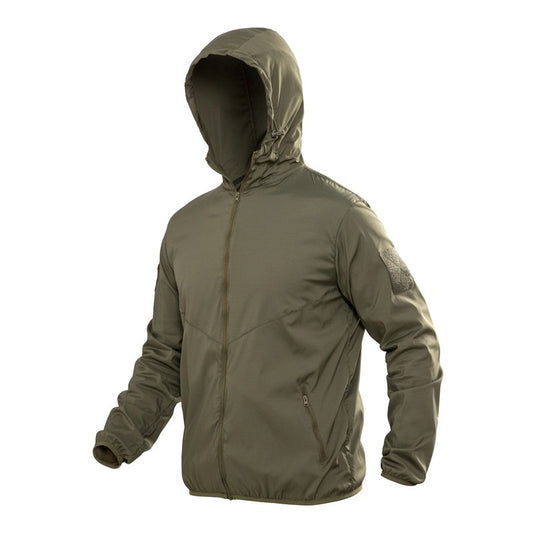 Tactical Hooded Camouflage Skin Coat Outdoor Tactical Windbreaker Jacket