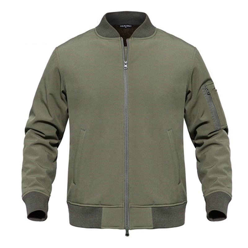 Tactical Flight Jacket Outdoor Waterproof Tactical Safety Softshell Coat