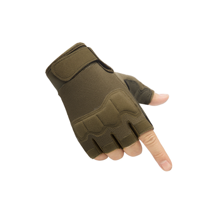 Tactical Half-finger Gloves Outdoor Sports Cycling Fighting Gloves Half-finger Protective Fishing Gloves