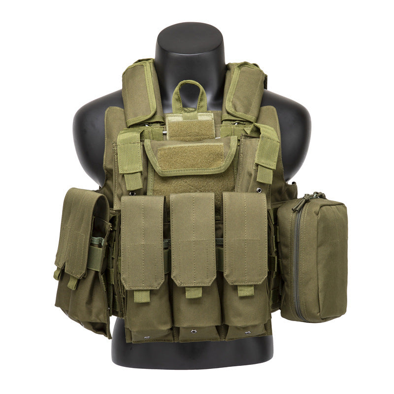 Tactical Steel Wire Eight-piece Multi-function Vest Training Protective Combat Vest