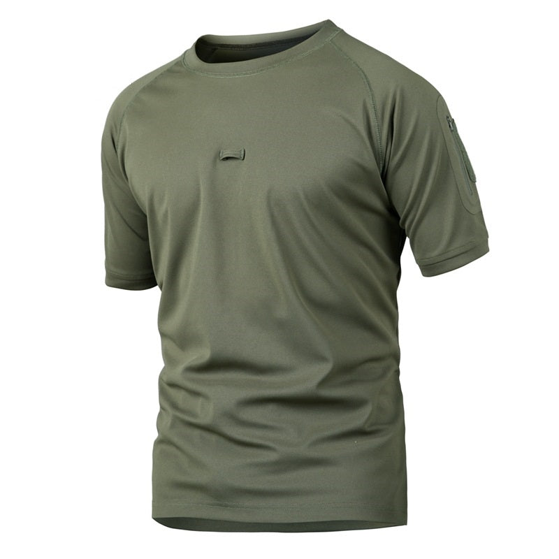 Tactical Camouflage T-shirt Outdoor Short Sleeve Breathable T-shirt Combat Sporting Working T-shirt