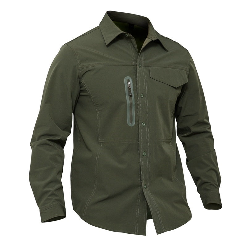 Tactical Outdoor Shirt Quick-drying Stretch Shirt Army Fans Combat Sporting Coat