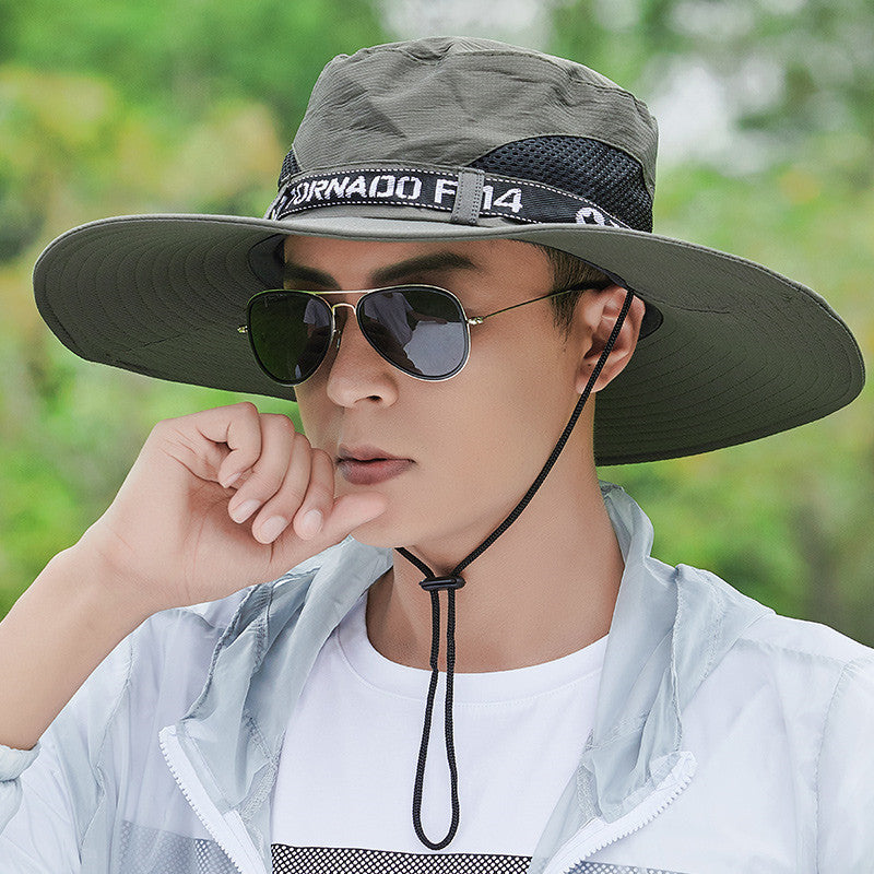 Sunshade Hat Men Summer Outdoor Cycling Fishing Leisure Penney Hat Mountaineering Sun Protection Breathable Hat