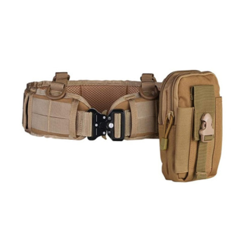 Outdoor Molle Tactical Belt Multi-functional Nylon Cobra Tactical Waist Seal Belt Set CS Field Belt