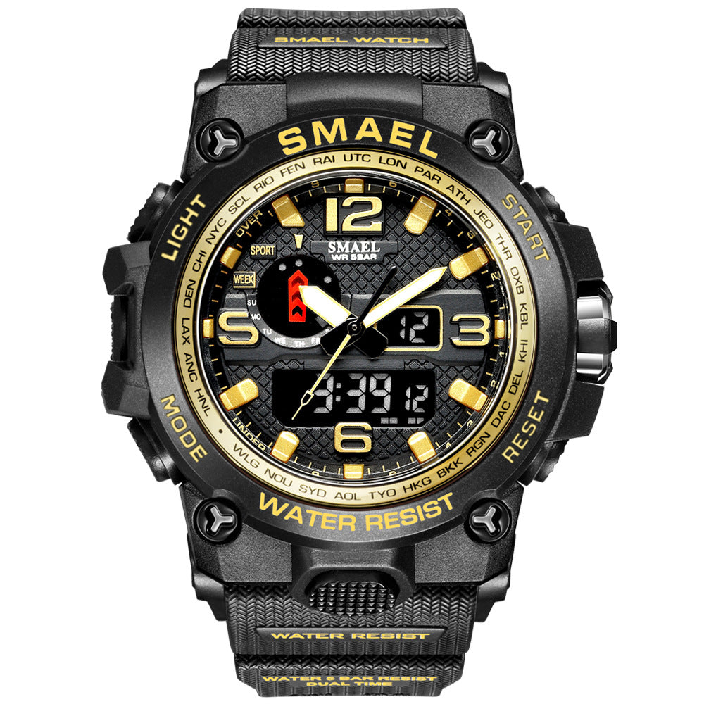 Outdoor Sports Multi-functional Electronic Watches Popular Men's Waterproof Watches