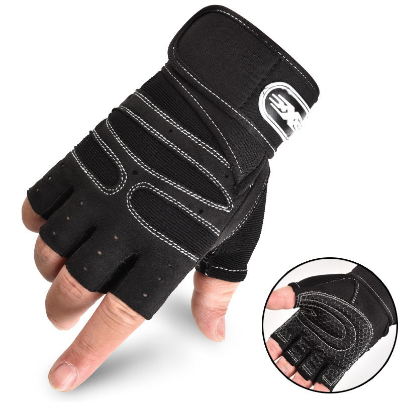 Half Finger Gloves Men's Sports Fitness Outdoor Cycling Gloves Tactical Gloves