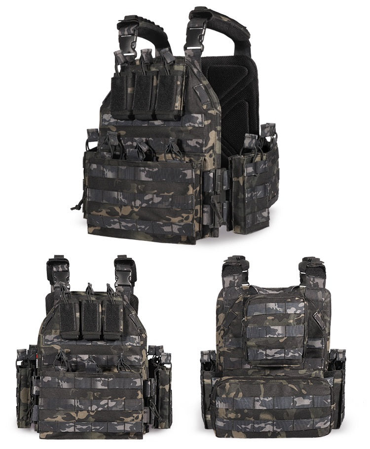 Outdoor Quick Dismantling Tactical Vest Camouflage Equipment CS Training Field Combat Vest