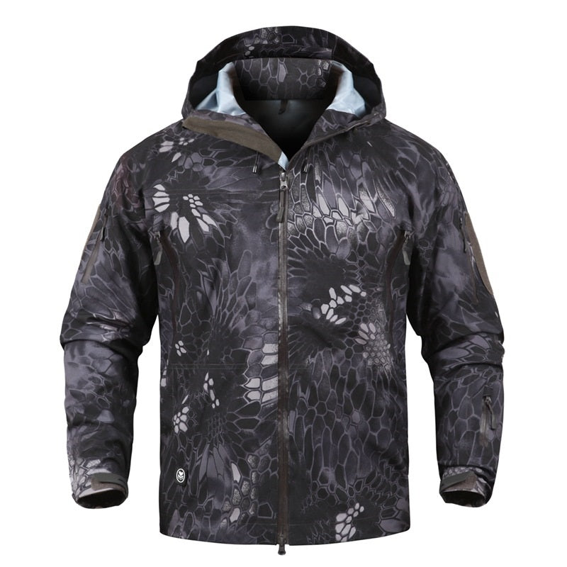 Tactical Outdoor Hard Shell Jacket  Warm and Windproof Coats