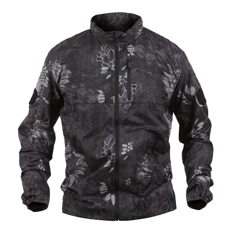 Tactical Camouflage Outdoor Windbreaker Breathable Tactical Sports Work Coats