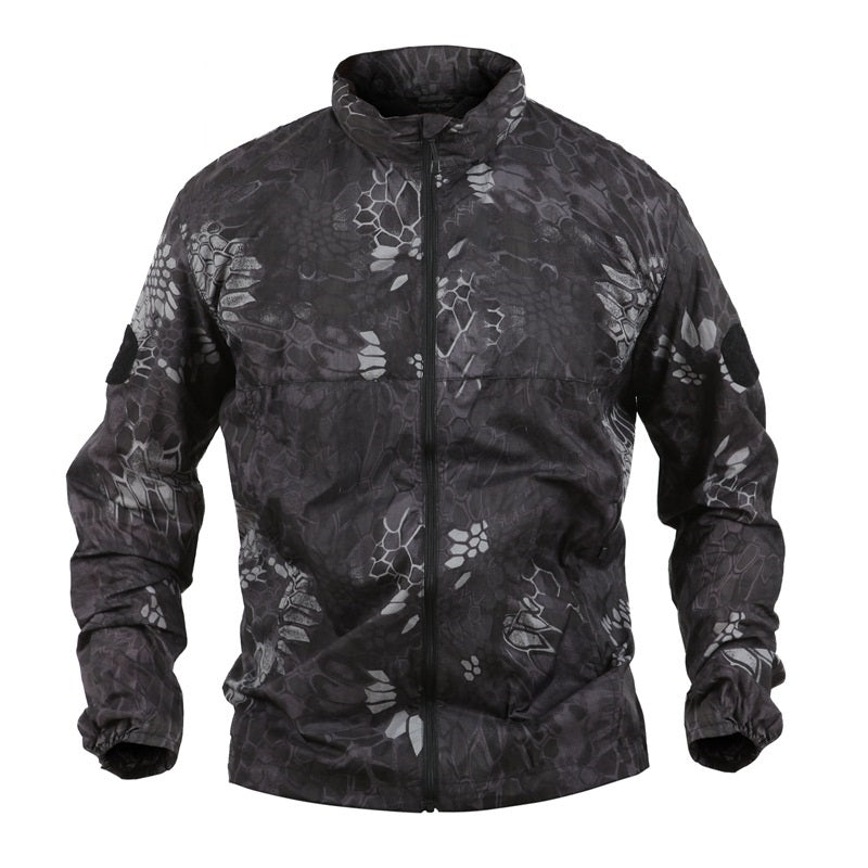 Outdoor Tactical Camouflage Windbreaker Breathable Sports Work Coats