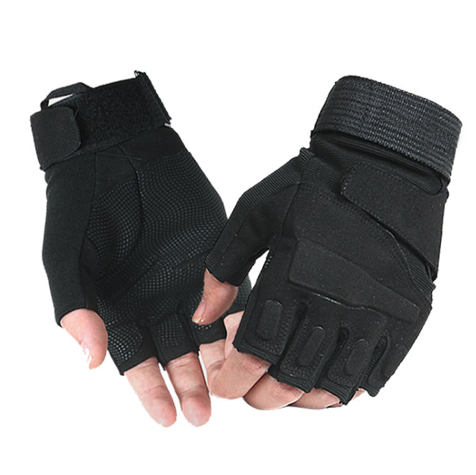 Outdoor Protective Cycling Half Finger Gloves Anti-skid Sports Wear Fitness Gloves