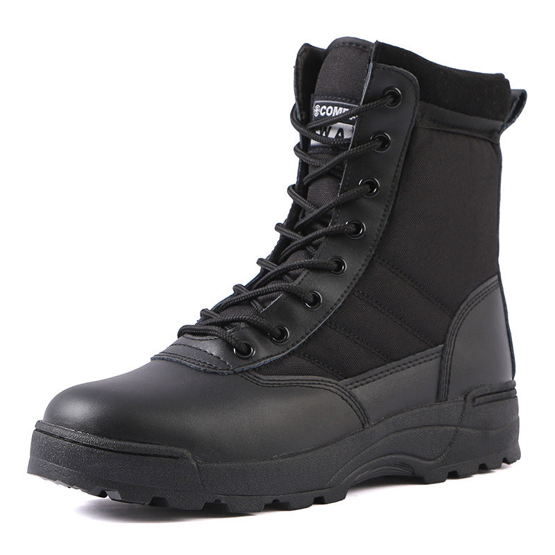 Tactical Boots Breathable High-top Boots Outdoor Men's Desert Combat Tactical Mountaineering Boots