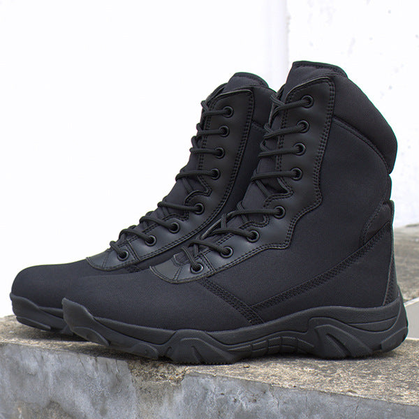 Military Fan Boots Spring Anti-skid Wear-resistant Camouflage Shoes Tactical Boots Combat Special Forces Desert Boots