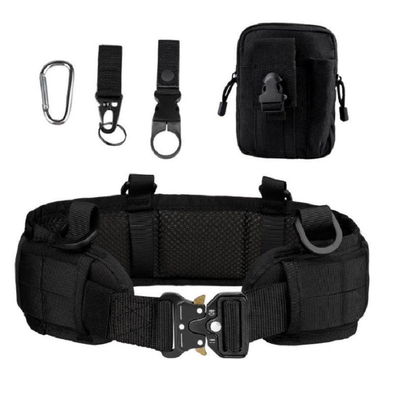 Outdoor Molle Tactical Belt Multi-functional Nylon Cobra Tactical Waist Seal Belt Set CS Field Belt