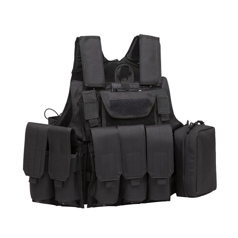 Tactical Steel Wire Eight-piece Multi-function Vest Training Protective Combat Vest