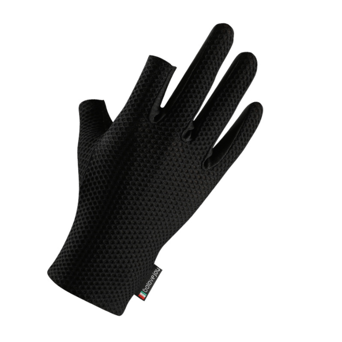 Ice Silk Fishing Sunscreen Gloves Summer Men And Women Cycling Cold Breathable Non-slip Gloves