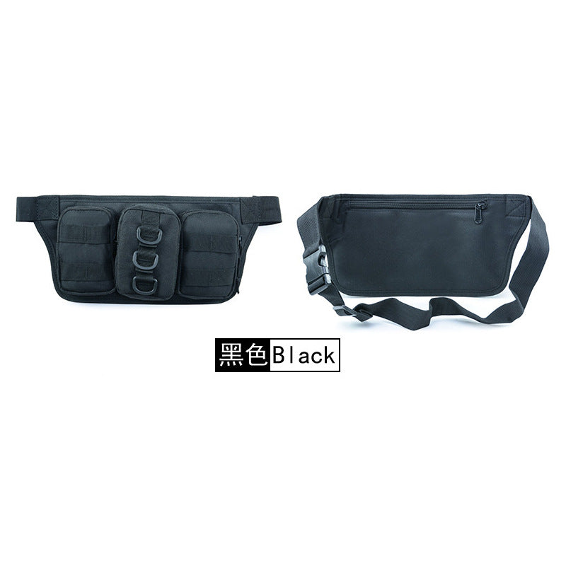 Camouflage Triple Fanny Pack Tactical Sports Outdoor Multifunctional Men's Waist Bag