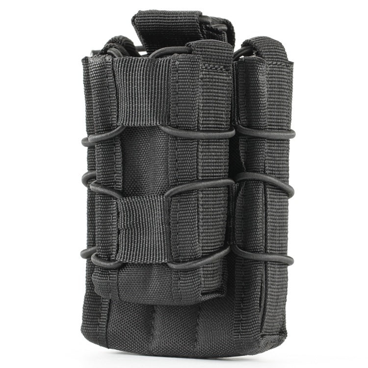 Military Fan Tactical Accessory Multifunctional Waist Hang Kit MOLLE System Double Magazine Pouch