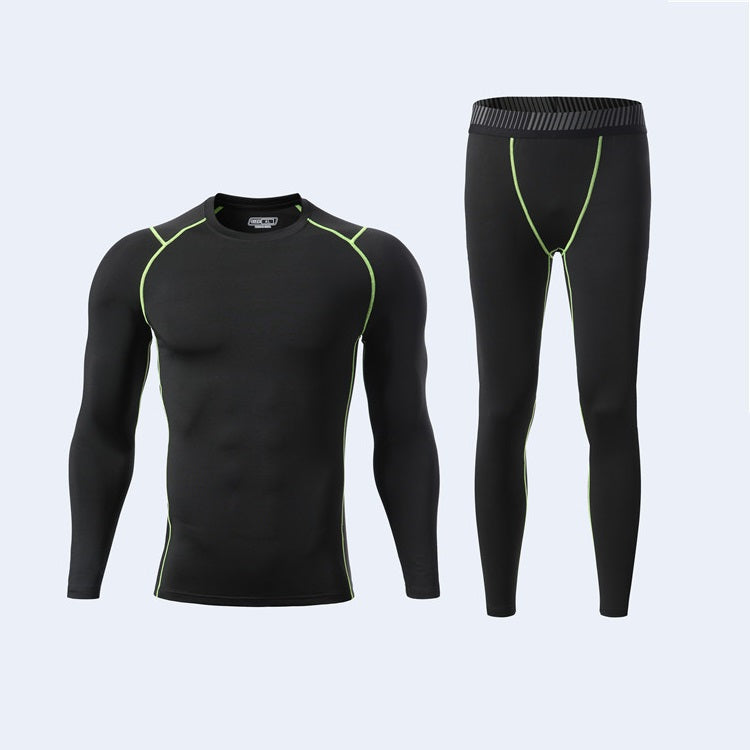 Autumn and Winter Outdoor Sports Breathable Sweat Absorption Super Soft Long Sleeve Football Training Fitness Suits