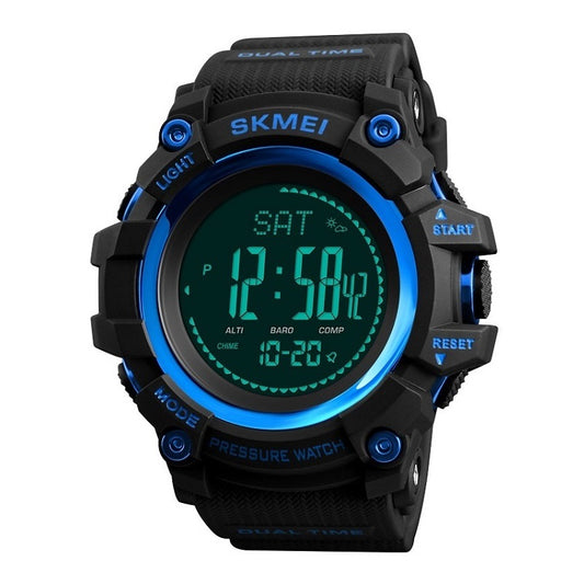 Outdoor Mountaineering Electronic Watch Sports Pedometer Weather Forecast Compass Watch